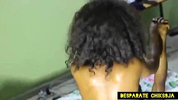 Desperate Wife Screams Riding Big Black Cock in Sexy Outfit Frenzy