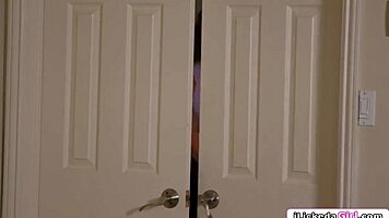 Lesbian Roommate Licks Ass After Intense Dildo Fucking Session