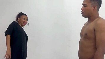 Seductive indian beauty tempts for intense bedroom pounding