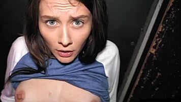 extra petite latina begs for monster cock doggystyle pounding!