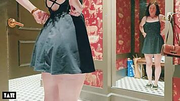 Sales Assistant's Secret Fitting Room Risky Passionate Pound