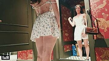 Sales Assistant's Secret Fitting Room Risky Passionate Pound