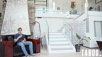 Stepmom's big tits bounce as I breed her pregnant pussy!