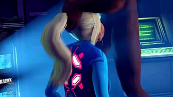 zero suit samus aran phazon experiment birthday facefuck