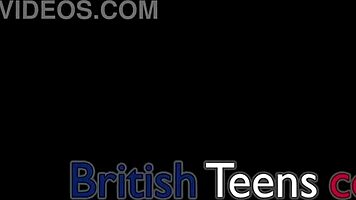 two emo british teens slurp lucky guy's huge cock hungrily