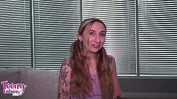 Nina Nova's Pierced Tits and Ass Bend for Creampie Project Grade