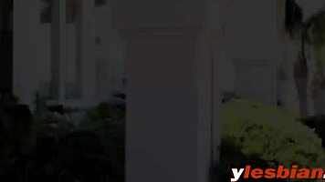 Slutty lesbians mercedes and zoey lick shaved cunts on sofa