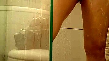 milet's hidden cam catches her shaving her smooth pussy in the shower