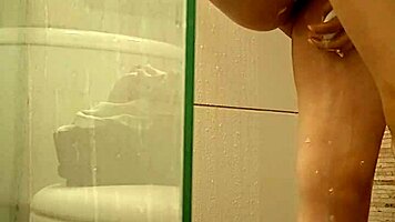 milet's hidden cam catches her shaving her smooth pussy in the shower