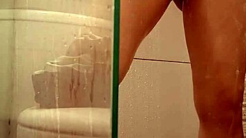 milet's hidden cam catches her shaving her smooth pussy in the shower