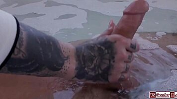 Watch me bareback busty trans nadia love ass licking handjob