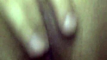 Young cutie fingers her dripping wet pussy in solo tease