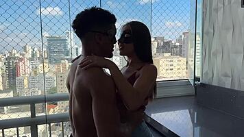 hey my husband watched then jumped into the wild threesome pounding