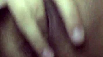 Young cutie fingers her dripping wet pussy in solo tease