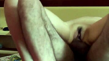 cozy vacation bed romp with curvy latina girlfriend