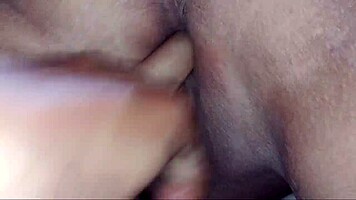 white panties and stockings show off my big camel toe tease