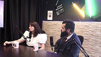 Lady snow's pussy takes arm deep in wild swingers cast action