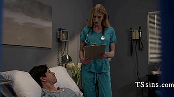 hey trans doctor, your bareback therapy has me riding hard in hospital