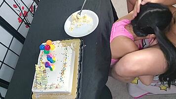 my favorite cheating student's happy 18th birthday without her clueless boyfriend 😢💔