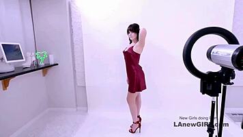 Brunette model fucked hard in casting audition