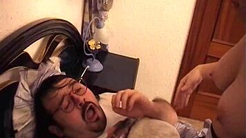 Hairy Pussy Ride Sends Blonde to Explosive Heavenly Orgasm