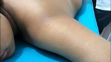 slave whore massaged oiled ass by therapist master