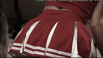 Jill kassidy hot cheerleader bent over deepthroats big cock doggystyle hardcore slut ride