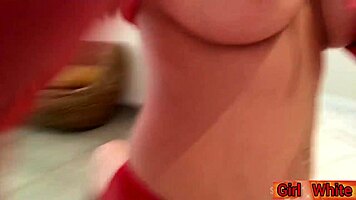 white babe maid rides stepbro in panties cowgirl frenzy