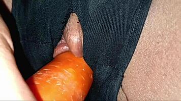 Work friend creampies my tight shaved pussy hidden in bathroom