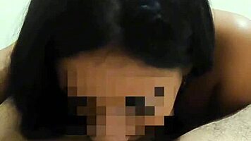 Hot Tinder teen deepthroats cock gags hard begs cum