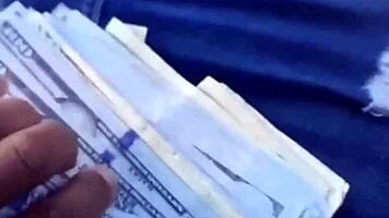 desperate cash turns her tight pussy dripping wet for cash pounding