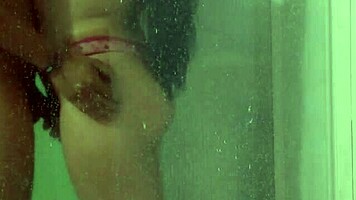 sexy latina wife sneaks black bull pounding in motel bathroom