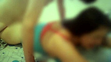 hungry latina enjoys doggy creampie all year medellin colombia style