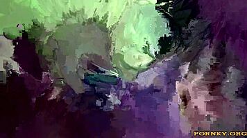 perfect ebony lady masturbates wildly on webcam!