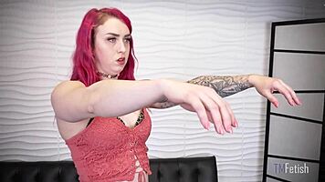 macy nikole FOOT SLAVE mesmerized in interview gives FEET to master