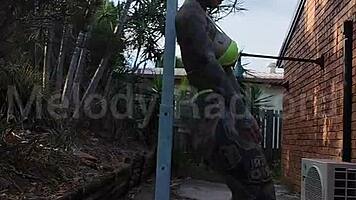 melody radford leaks micro bikini twerk and pole dance with huge ass shake