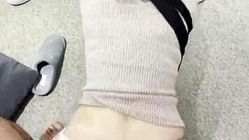 Blonde Mommy Wet Pussy Fucked Hard Kitchen Creampie