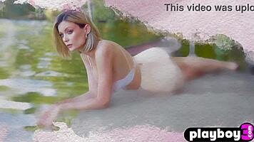 anna lisa, flaunt those perfect big tits wet outdoors?