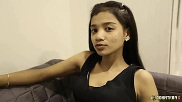 Johntronx slams asian teen doggystyle mercilessly