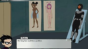 bumblebee sneaks steamy bathroom fun in 18titans