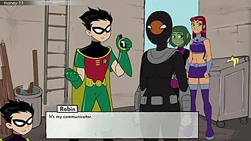 bumblebee sneaks steamy bathroom fun in 18titans