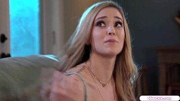 hot teen babe smothers face in steamy lesbian ass licking session