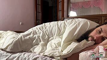 redhead milf rides to creampie after wild party night