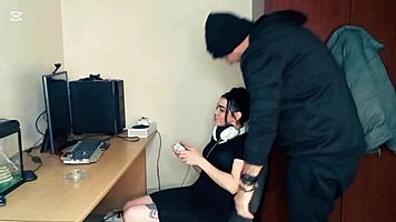 Couldn't pay rent so landlord groped my tits and fucked me hard 😩