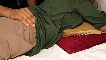 In the shadows of Hyderabad, innocent beauty's virgin pussy gets shattered by imam's monster cock in first-time doggystyle creampie