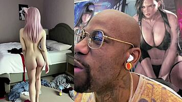 Tight petite teen begs anal as trans cock explodes