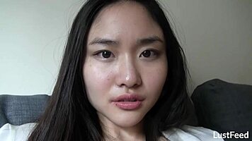 who's this exotic asian teen slut riding cock in homemade tape?