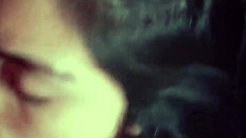 Brunette Slut With Glasses Gives Excellent Deep Homemade Blowjobs