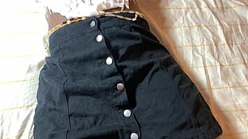 pretty african teen in skirt, ready for rough cock pounding tight?