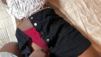 pretty african teen in skirt, ready for rough cock pounding tight?